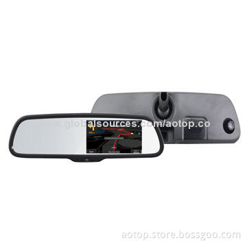 5 Inches Car Mirror GPS with HD DVR, Bluetooth, Multimedia Player,FM Transmitter for Volkswagen